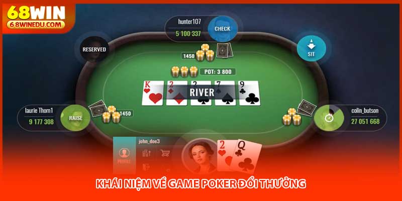 Khái niệm về game poker đổi thưởng